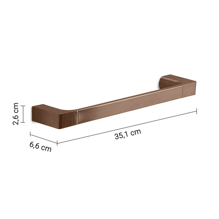 GEDY PI213582000 PIRENEI Toallero 35 cm oro rosa