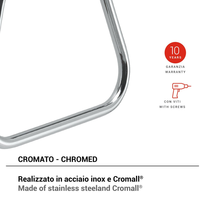 GEDY TN701300000 TONALE Chrome Ring Towel Holder