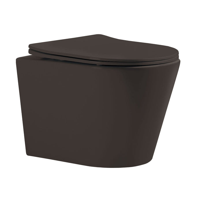 FOSSIL NATURA 01659 BOLONIA Inodoro Rimless Suspendido Negro Mate