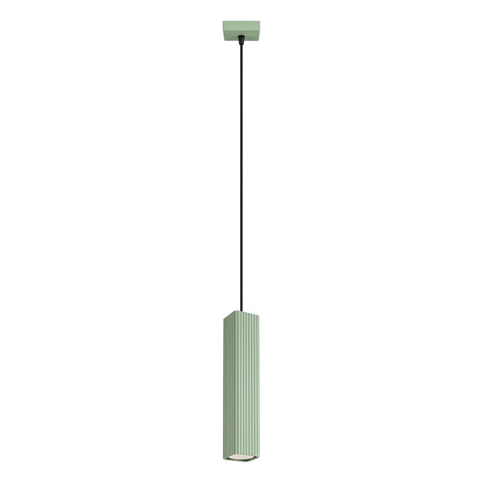 SOLLUX SL.3309 Lámpara Colgante Rayo 1 Verde Salvia