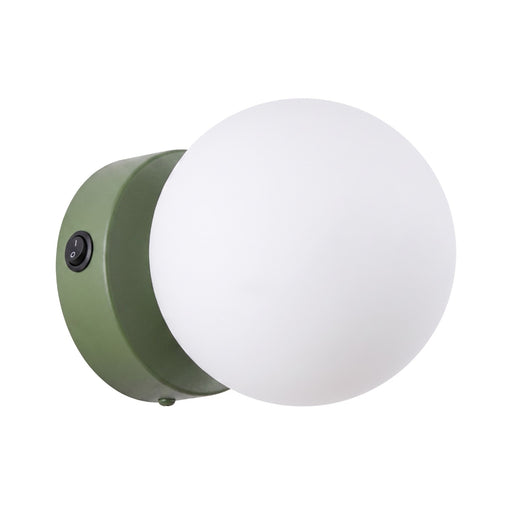 SOLLUX SL.2261 Aplique Yoli 1 Verde Oliva Con Interruptor