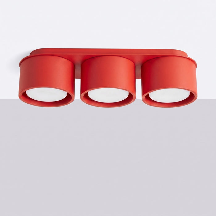 SOLLUX SL.2480 Plafón MODO 3 rojo Gx53