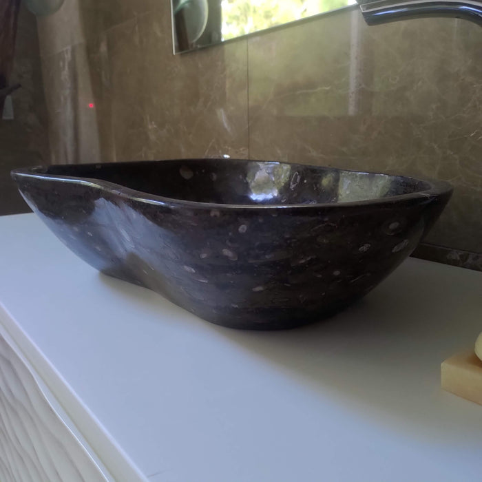 FORZINI FZ-BR/DV-MB-116 HYPNOS Lavabo de mármol Marron