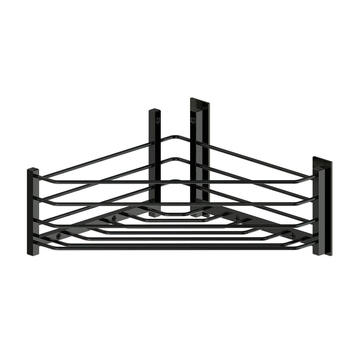 BELTRAN 4031 DELUXE Deluxe Soap Dish Corner Chrome Black Adhesive