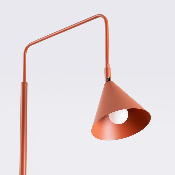 SOLLUX SL.2586 Lámpara de pie NOX ocre rojo