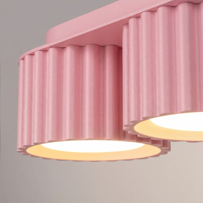 SOLLUX SL.2638 Plafón AURA 3 rosa Gx53
