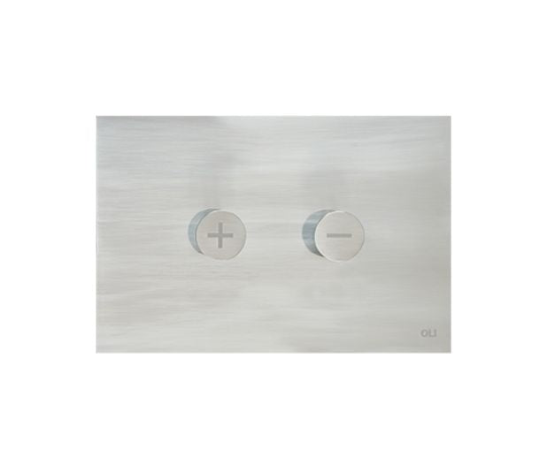 OLI 046198 TRUMPET Pulsador Inox Cepillado