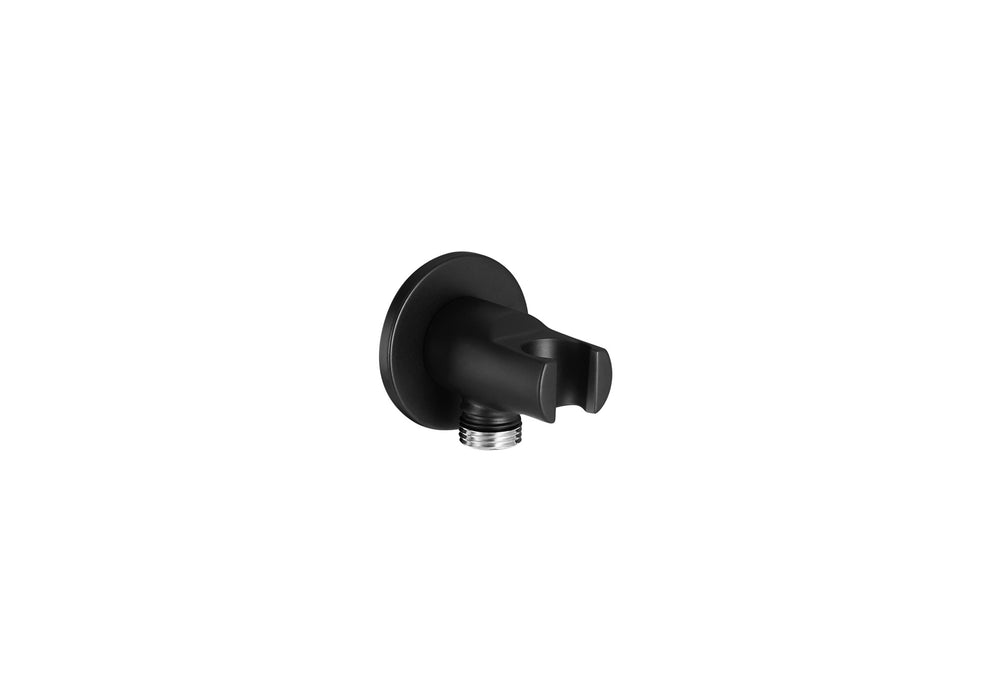 ROCA A5B5250NB0 AQUA 1/2" Water Outlet for Shower Hose with Black Holder