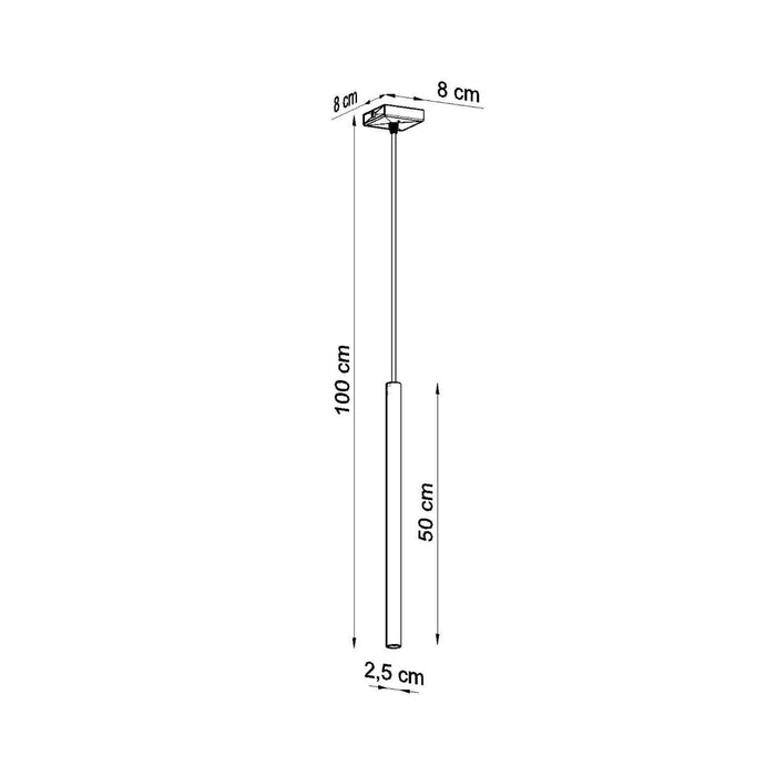 SOLLUX SL.2129 Lámpara colgante PASTELO 1 rosa