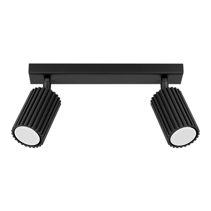 SOLLUX SL.1580 KARBON Lámpara De Techo 2 Negra