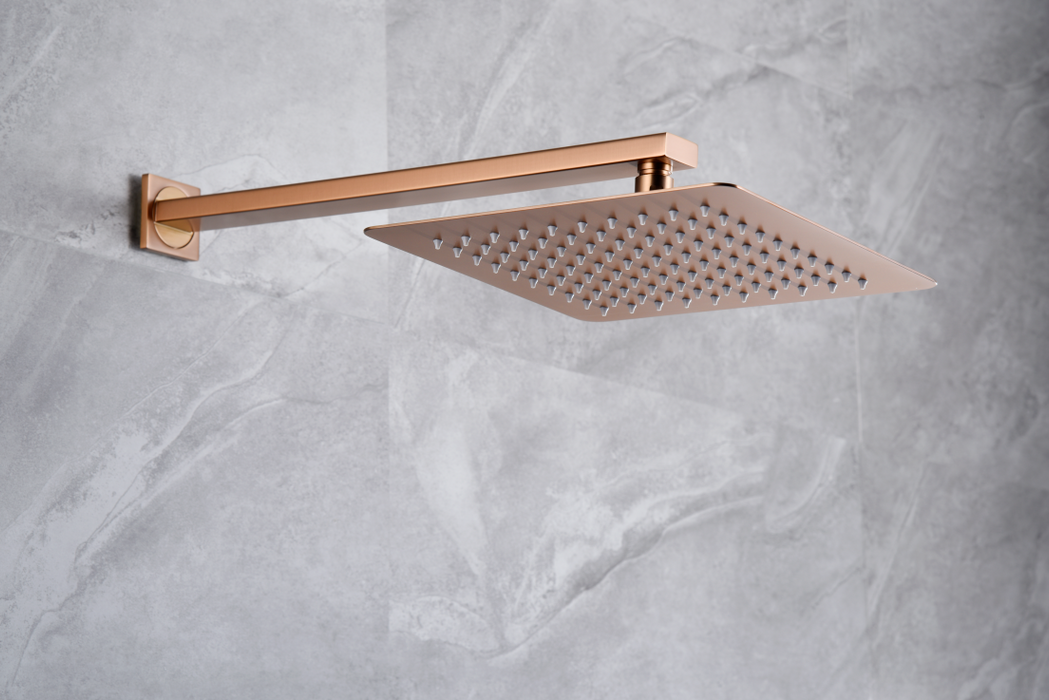 IMEX GPP048/ORC PISA Conjunto Ducha Monomando Empotrado Oro Rosa Cepillado