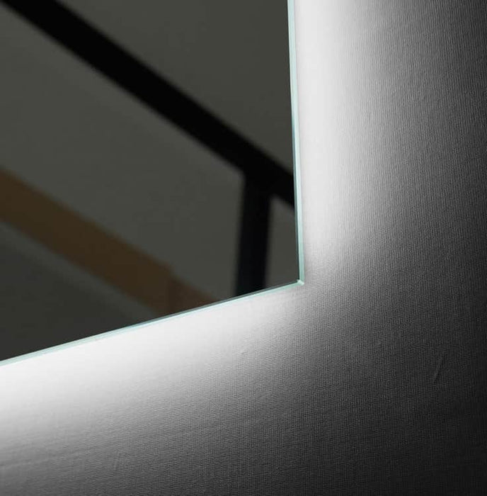 LEDIMEX SUEC006/120 SWEDEN Square Backlit LED Mirror Chrome 120x80 cm