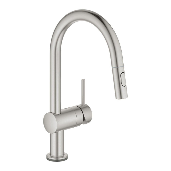 GROHE 31 358 DC2 Minta Touch Monomando de fregadero electrónico de 1/2" supersteel