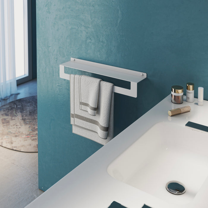 GEDY 20190250000 CLEO Estante toallero 50 cm blanco mate