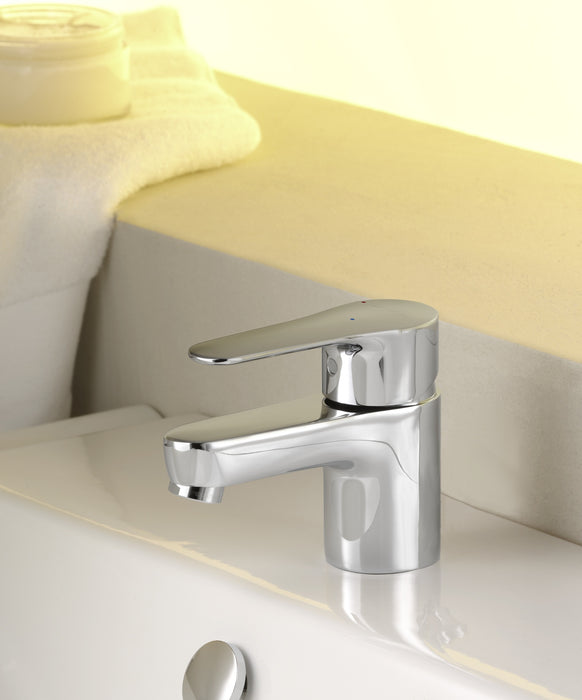 Jacob Delafon E16027-4ND-CP JULY Monomando de lavabo de cuerpo liso