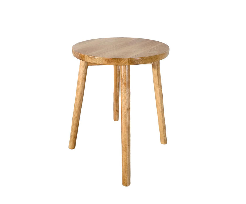 ANDREA HOUSE MU75046 Taburete Madera Roble Ø33X45Cm