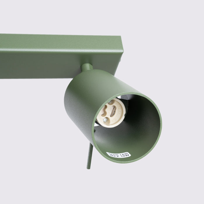 SOLLUX SL.1505 Lámpara de techo RING 6L verde oliva verde oliva