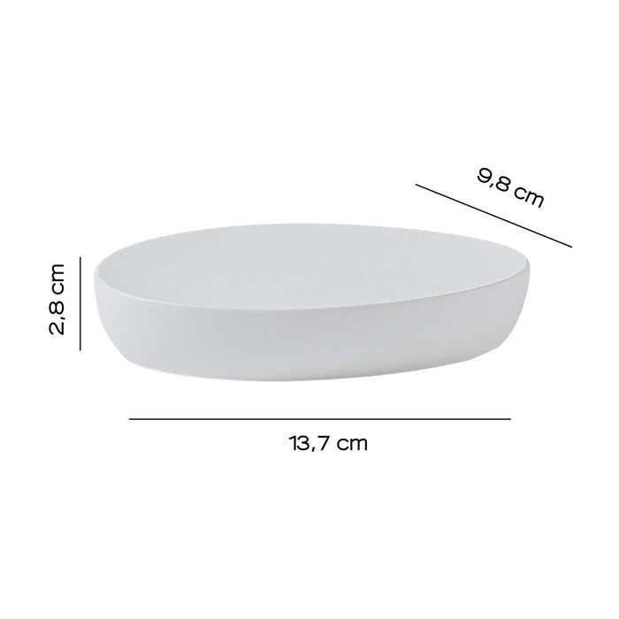 GEDY BR110200000 BRENDA Matte White Soap Dish