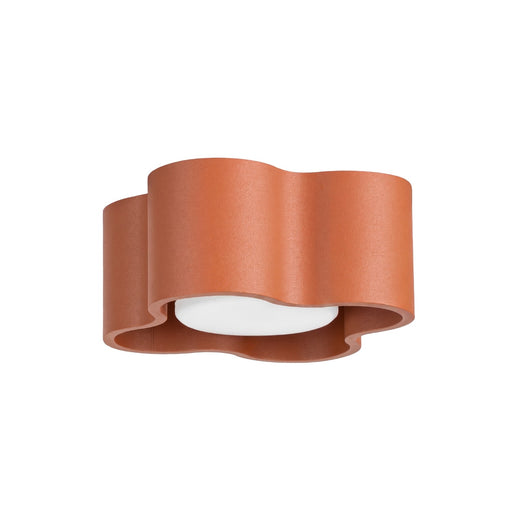 SOLLUX SL.3354 Lámpara De Techo Ovio 1 Ocre Rojo Gx53