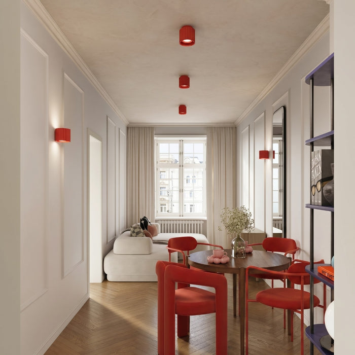 SOLLUX SL.2422 Plafón AURA 2 rojo Gx53
