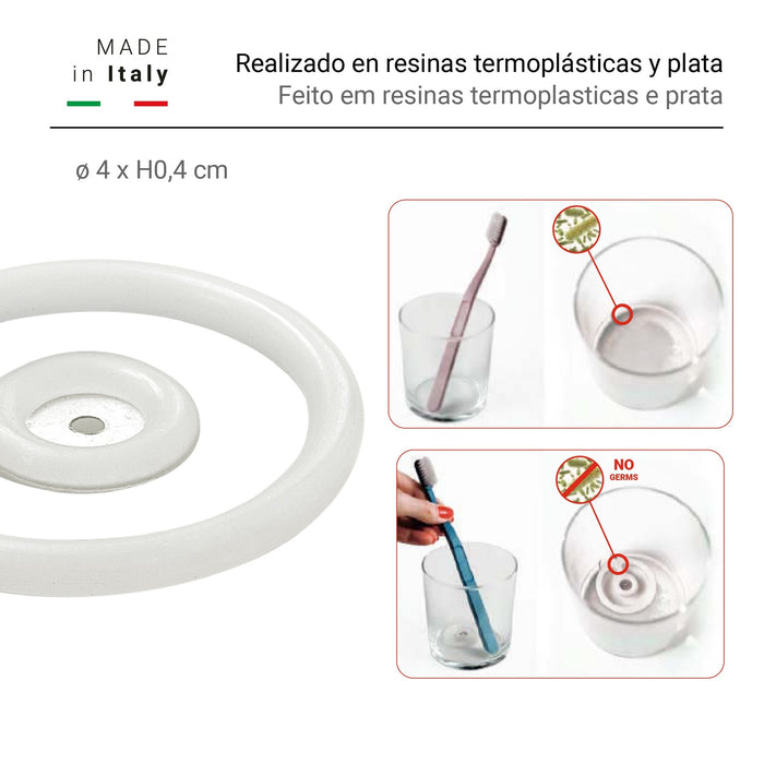 GEDY 20200000900 SILVERINO Disco Antibacteriano Transparente