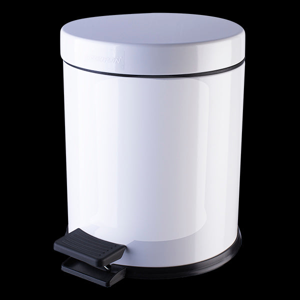 ARCOBAÑ 28PAP5B  Papelera Pedal Blanca 5l