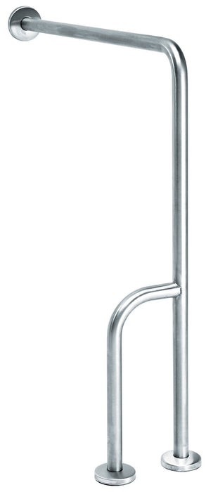 MEDICLINICS BSD020CS Wall/Floor Bar 3 Stainless Steel Satin Supports