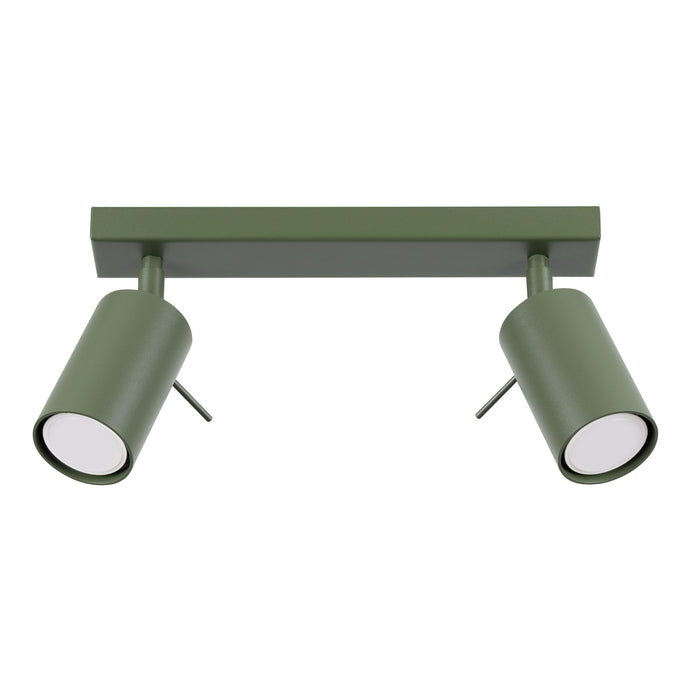 SOLLUX SL.1501 Lámpara de techo RING 2 verde oliva verde oliva
