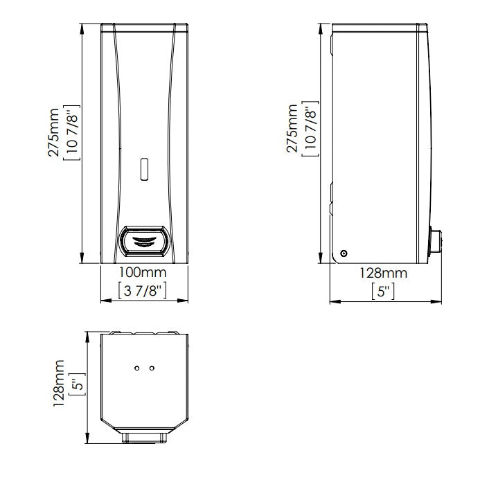 MEDICLINICS DJ0040A Dispensador Manual Jabón Líquido