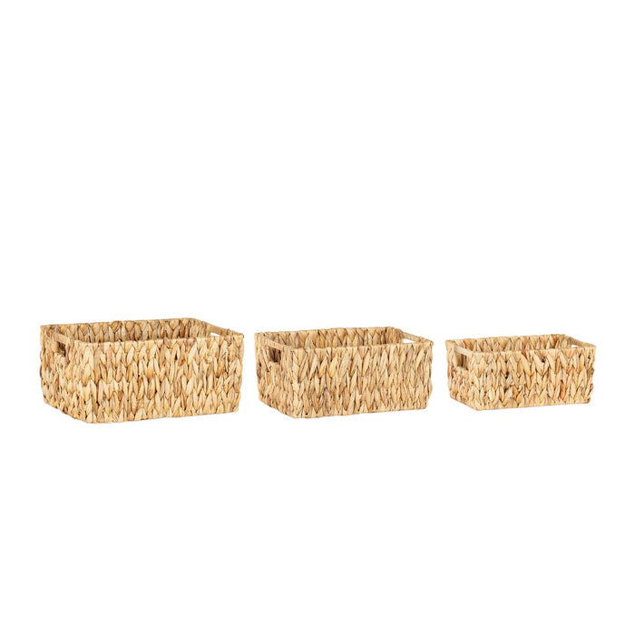 ANDREA HOUSE AX72145 Set de 3 cestas de fibra natural trenzada