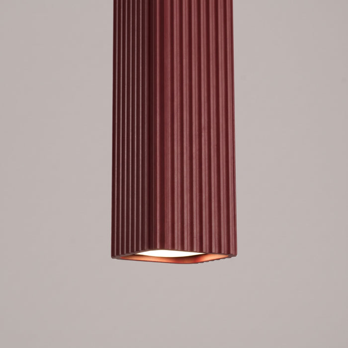 SOLLUX SL.3225 Lámpara Colgante Rayo 1 Burdeos