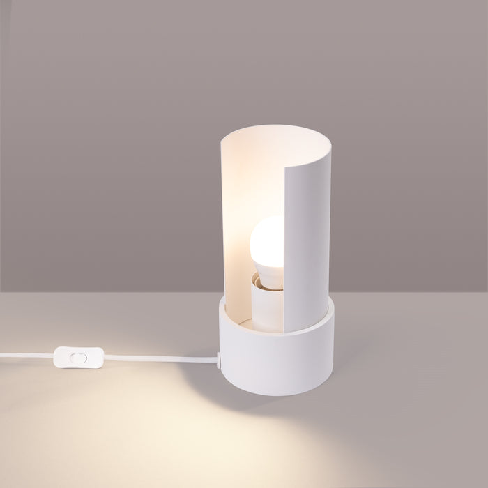 SOLLUX SL.1675 Lámpara de mesa FLASH blanca blanco