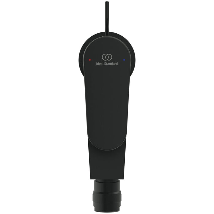 IDEAL STANDARD BC705XG CERAFINE O Grifo Monomando Bidé con Válvula Clic Clac Negro Seda