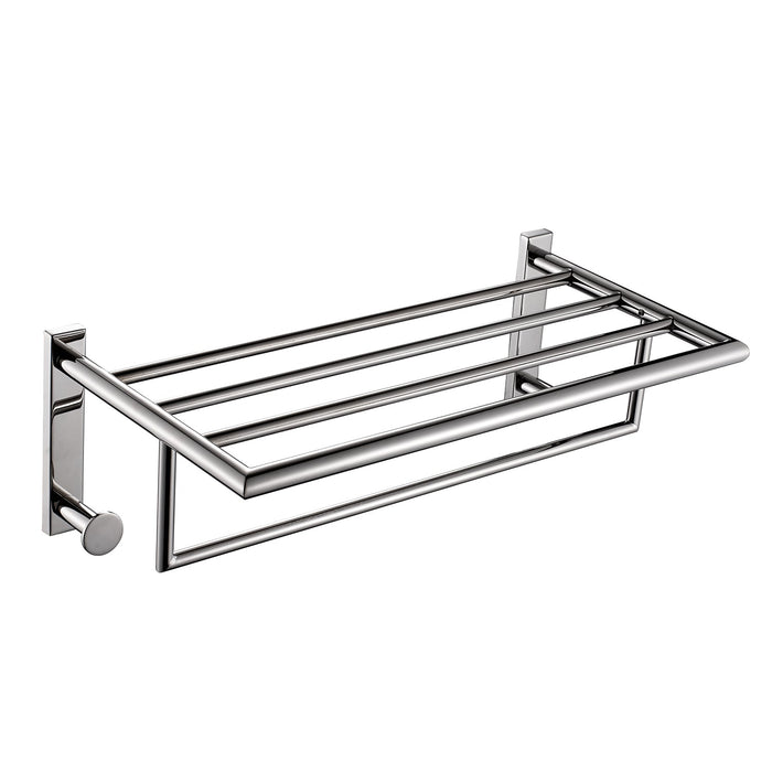 GEDY 50351300000 PROJECT Double Shelf For Towels Chrome