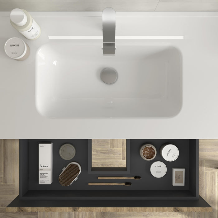 SALGAR KIRA Mueble+Lavabo IBON Color Roble