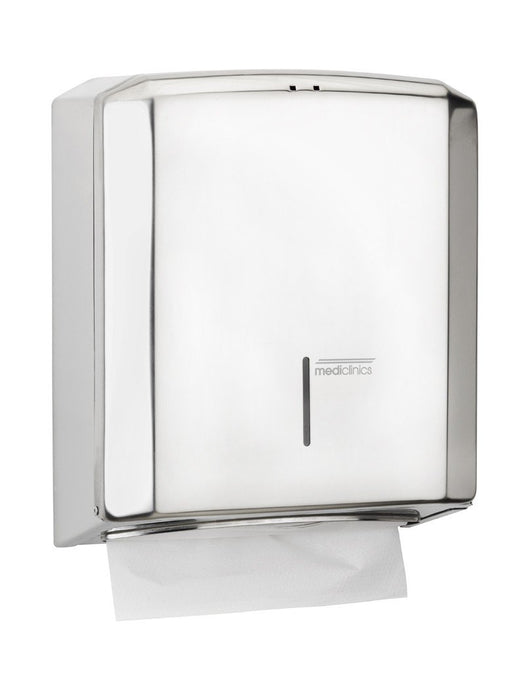 MEDICLINICS DT2106C Dispensador de Papel Toallas Inox Brillo