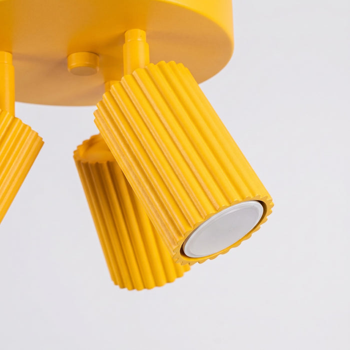 SOLLUX SL.2360 Plafón KARBON 3P amarillo
