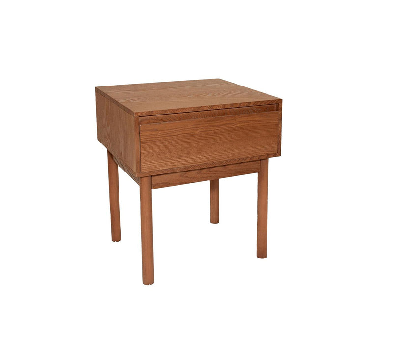 ANDREA HOUSE MU26007 Mesita Noche Fresno Osc.45X40X56Cm