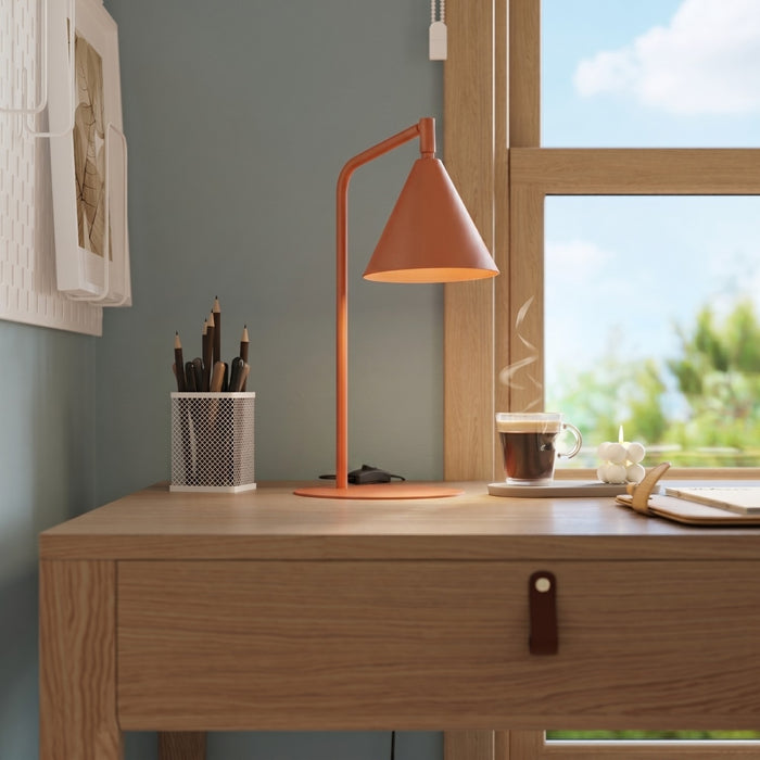 SOLLUX SL.2571 Lámpara de mesa NOX ocre rojo