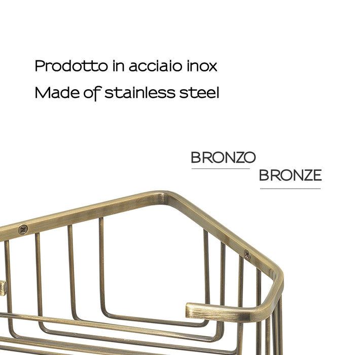 GEDY 24834400900 Portaobjetos Angular Bronce