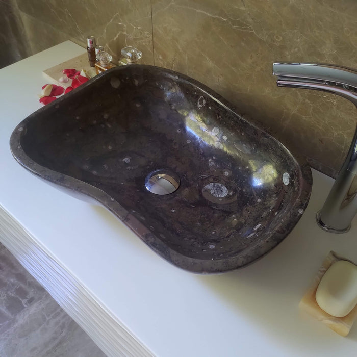 FORZINI FZ-BR/DV-MB-116 HYPNOS Lavabo de mármol Marron