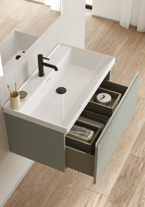 ROYO VORA Mueble 1C+Lavabo Cairo Verde Mineral