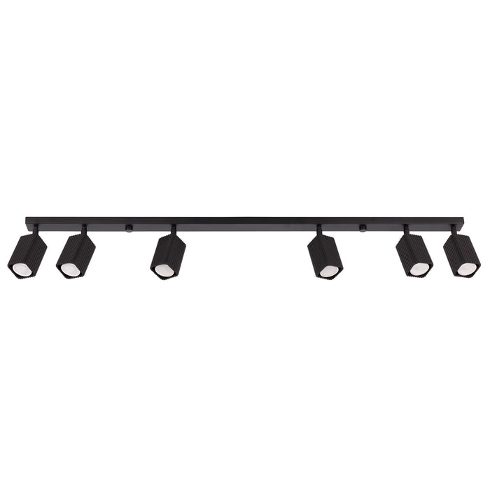 SOLLUX SL.3168 Lámpara De Techo Rayo 6L Negra