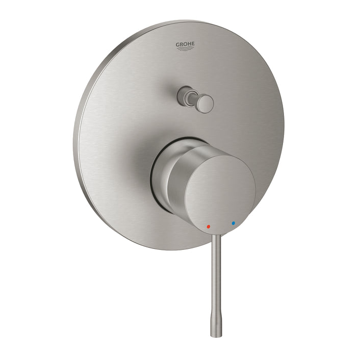 GROHE 24 167 DC1 ESSENCE Monomando con inversor de 2 vías acero