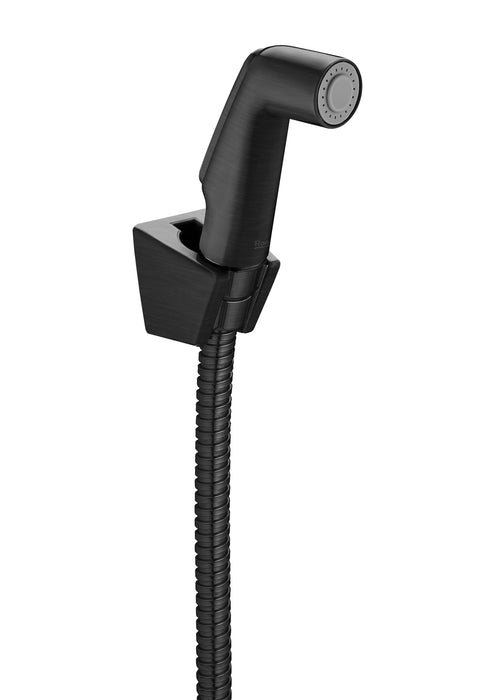 ROCA A5B9130NM0 BE FRESH Kit de Ducha Bidé (1 Salida) con Equipo de Ducha Negro Titanio Cepillado