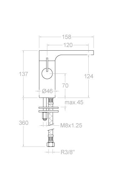 RAMONSOLER 2602 AROLA Sink Faucet With Aerator