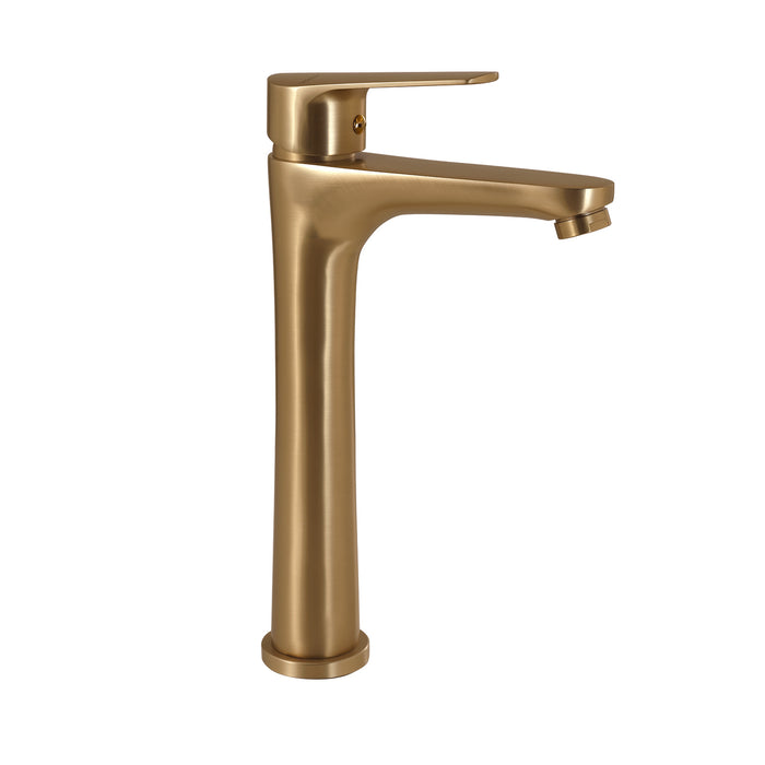 GEDY MXCO0288000 COMO Grifo alto de lavabo oro mate