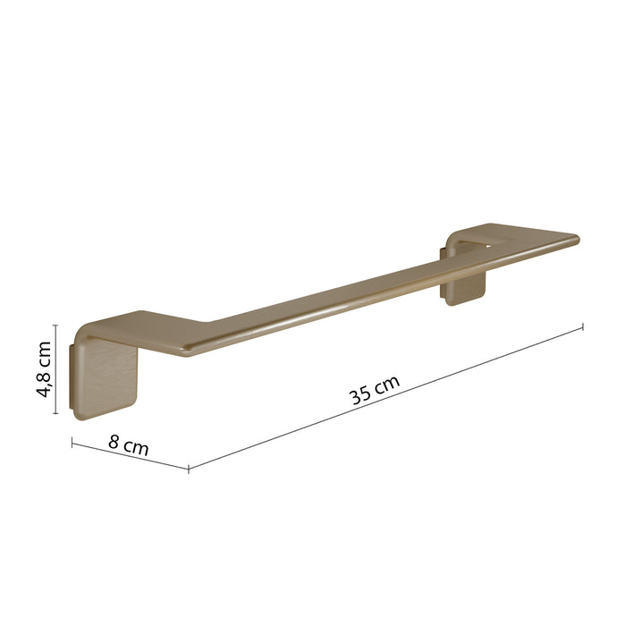 GEDY A9213588000 IL GIGLIO Toallero 35 cm oro mate