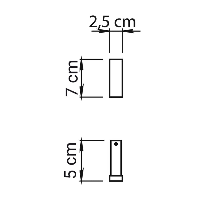 GEDY A5263800000 MAUI Brushed Hook