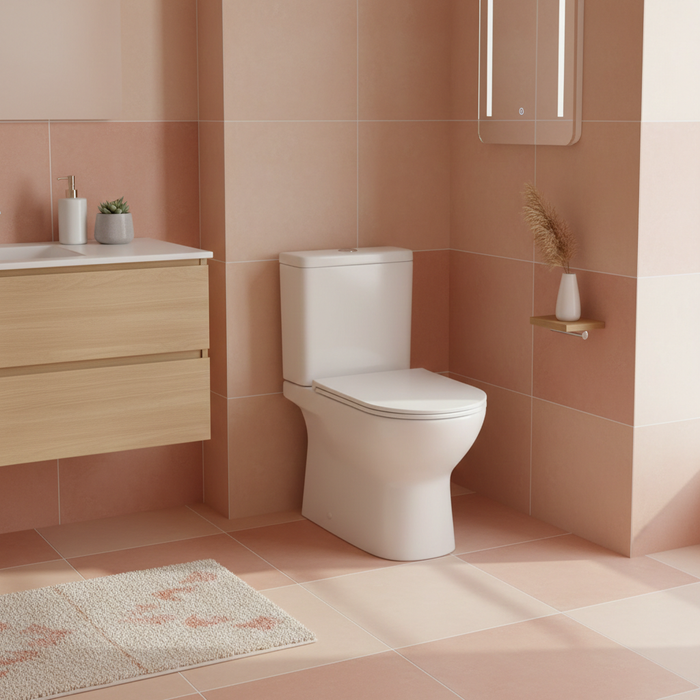 AQUORE 390866 PORTO Inodoro Completo Salida Dual Blanco